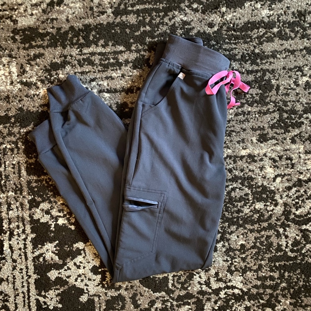 FIGS Night Sky XS High Waisted Zamora Joggers with Yoga Waistband.